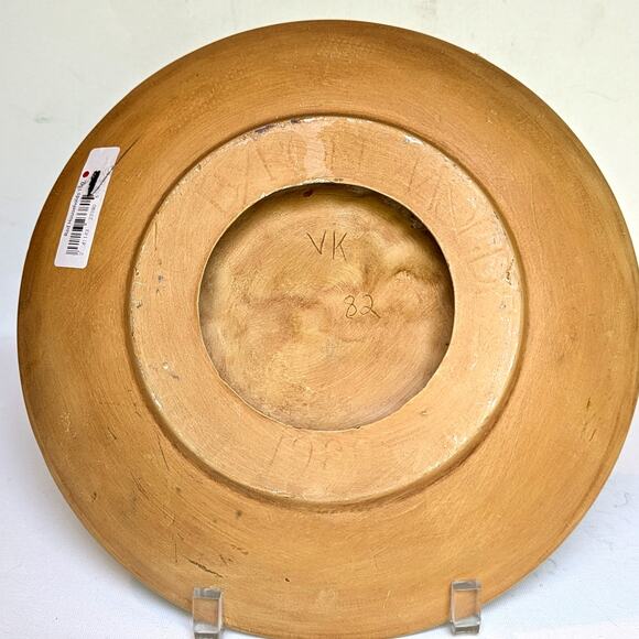 Byron Molds 3D Ceramic Wall Hanging Plate – Vintage 1980 Cottagecore Farm Scene - Picture 8 of 10